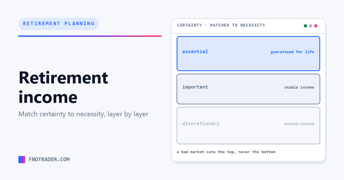 Layer the income, not just the assets